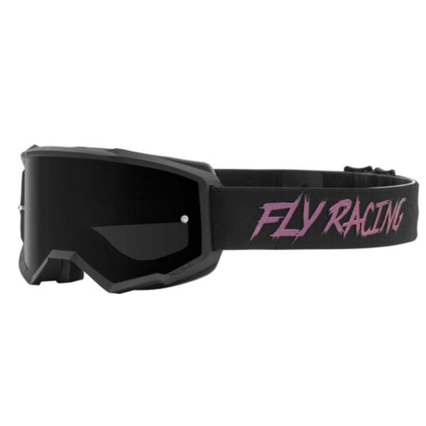 Fly Racing Zone 2021 Black/Fusion мотоочки подростковые, черная тонированная линза Fly Racing Zone 2021 Black/Fusion мотоочки подростковые, черная тонированная линза