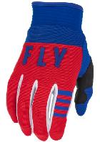 Fly Racing F-16 2022 мотоперчатки детские, красно-бело-синий