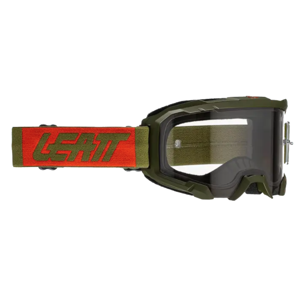 Leatt Velocity 4.5 Forest / Light Grey 58% мотоочки, двойная линза