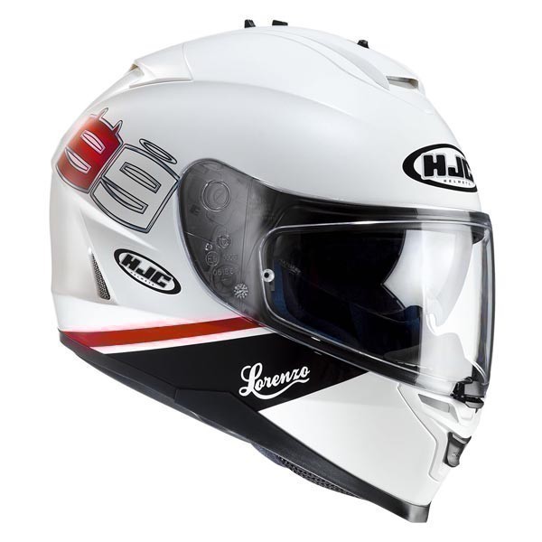 HJC IS-17 Lorenzo 99 MC10 шлем интеграл