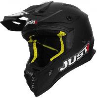Just1 J38 Solid шлем кроссовый, черный матовый