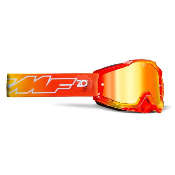 FMF Powerbomb Osborne мотоочки, зеркальная красная линза