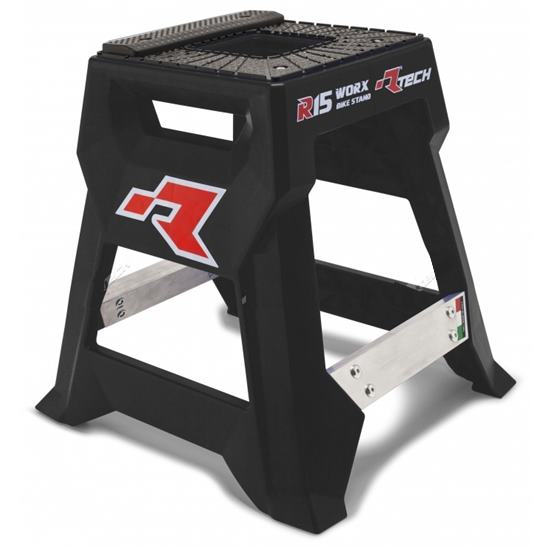R-Tech R15 подставка для кроссового мотоцикла с пластиковая, черный (до 230 кг, высота 43 см)