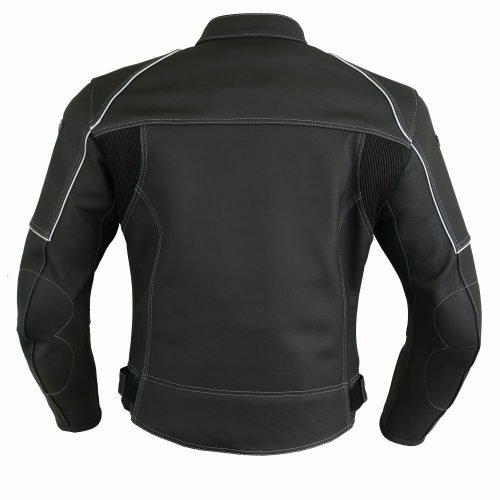First Rigal CC Кожаная мотокуртка с защитой, мягкая кожа 1.5мм, черный