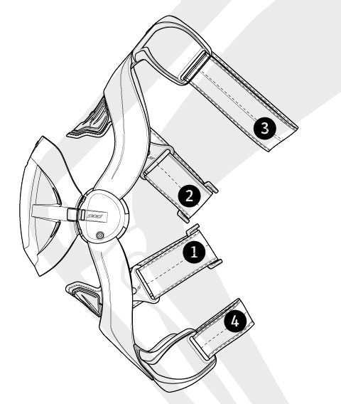Pod MX K8 Knee Brace наколенники, черный