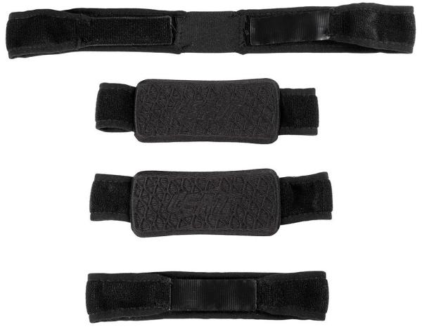 Leatt X-Frame Strap Kit Pair Black стрепы для наколенников Leatt X-Frame Strap Kit Pair Black стрепы для наколенников
