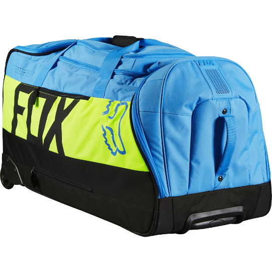 Fox Shuttle Roller Print Gear Bag, сумка для экипировки, сине-желто-черный