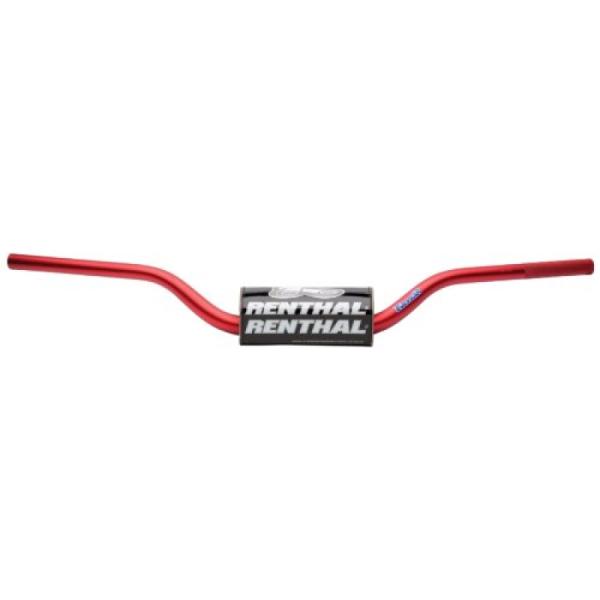 Renthal Fatbar CR High Bend 605-01 руль кроссовый (28мм), красный (605-01-RD) Renthal Fatbar CR High Bend 605-01 руль кроссовый (28мм), красный (605-01-RD)