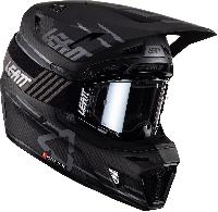 Leatt Kit Moto 9.5 Carbon V23 Black шлем кроссовый + Velocity 6.5 мотоочки