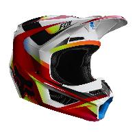 Fox Racing V1 Motif 2019 шлем кроссовый, красно-белый