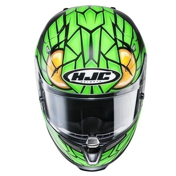 HJC RPHA 10 PLUS Green Mamba MC4F шлем интеграл