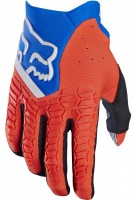 Fox Pawtector 2017 мотоперчатки, оранжево-синий