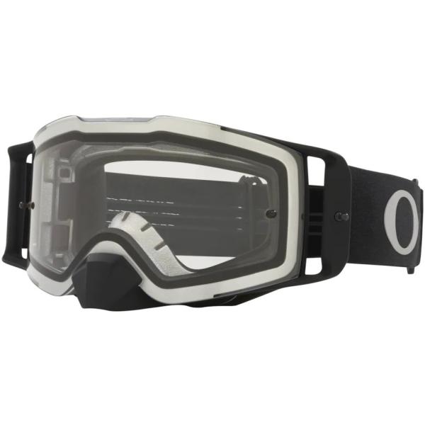 Oakley Front Line Matte Black Speed мотоочки, прозрачная линза (OO7087-01)