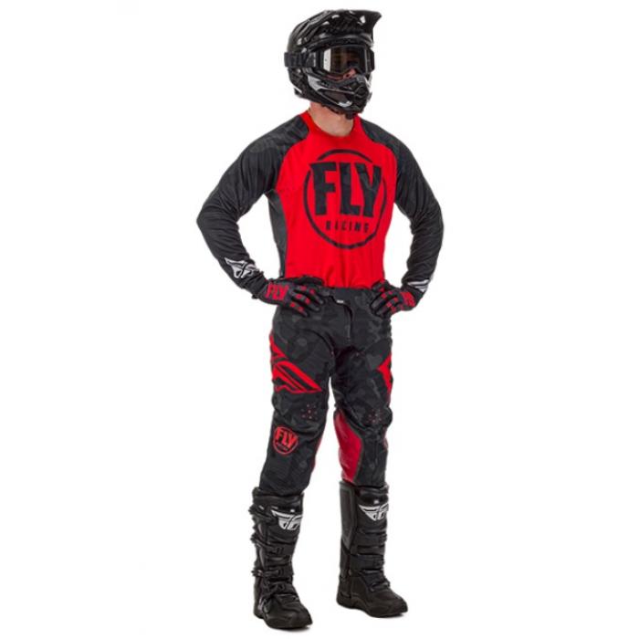 Fly Racing Evolution DST 2020 комплект, красно-черный