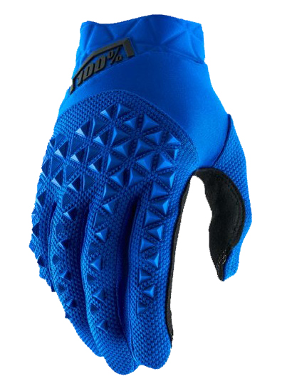 100% Airmatic Blue/Black мотоперчатки, черно-синий