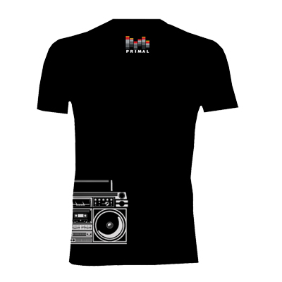 Primal Boom Box T-Shirt футболка, черный