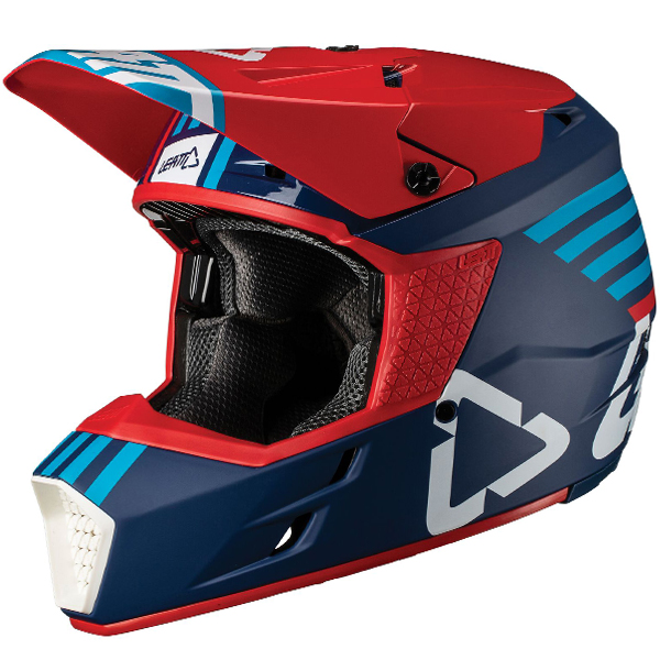 Leatt GPX 3.5 шлем кроссовый, сине-красный