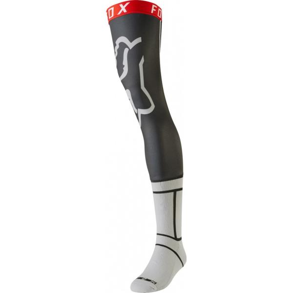 Fox чулки под наколенники с носком, серо-черный