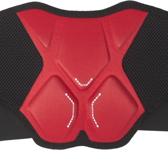 Fox Titan Race Belt защита поясницы, черно-красный Fox Titan Race Belt защита поясницы, черно-красный