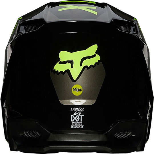 Fox Racing V1 Revn Flow Yellow шлем кроссовый Fox Racing V1 Revn Flow Yellow шлем кроссовый