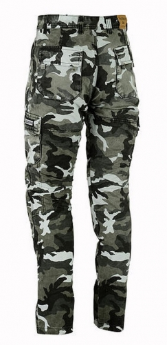 First J04 Cargo Camo мотоджинсы с кевларом, серый камуфляж First J04 Cargo Camo мотоджинсы с кевларом, серый камуфляж