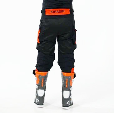 Kirasir Enduro мотоштаны черно-оранжевый