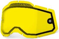 100% RC2/AC2/ST2 Replacement Lens Vented Dual Pane Yellow линза