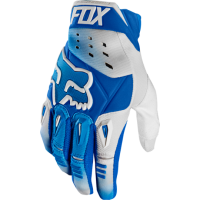 Fox Pawtector Race 2016 мотоперчатки, сине-белый