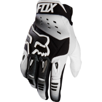 Fox Pawtector Race 2016 мотоперчатки, черно-белый