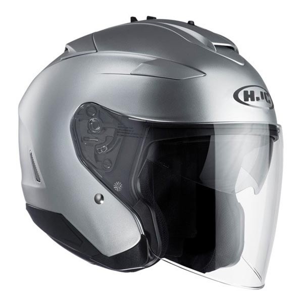 HJC IS-33 LL Semi Flat CR Silver шлем открытый