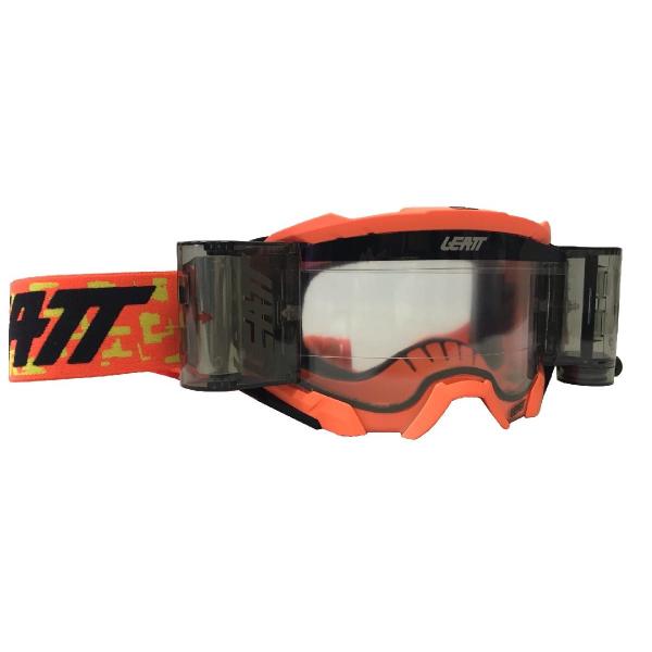 Leatt Velocity 5.5 Roll-Off Neon Orange / Clear мотоочки, двойная линза Leatt Velocity 5.5 Roll-Off Neon Orange / Clear мотоочки, двойная линза
