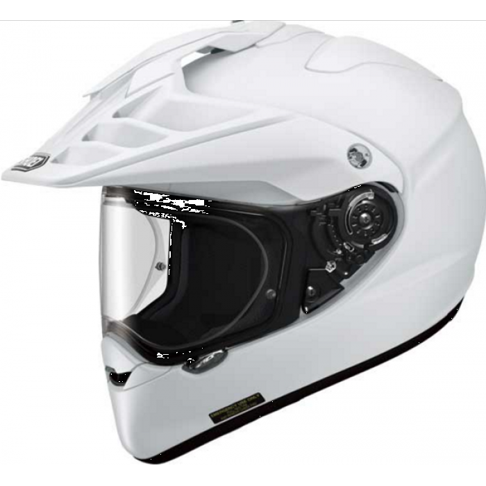 Shoei Hornet ADV Plain WHITE PinLock шлем эндуро, белый глянцевый