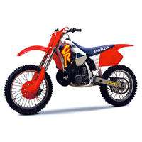 1995 Honda CR250R: Новая подвеска, те же результаты