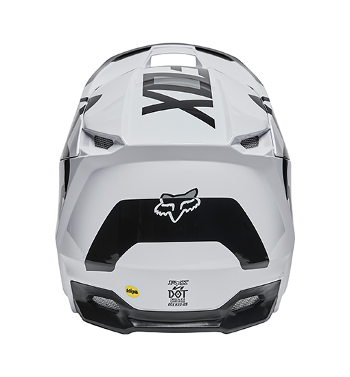 Fox Racing V1 Lux 2022 Black/White шлем кроссовый