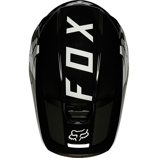 Fox Racing V1 Revn Black/White шлем кроссовый