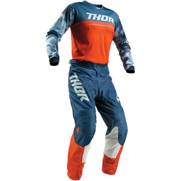 Thor S19 Pulse Air Acid комплект кросс, сине-оранжевый