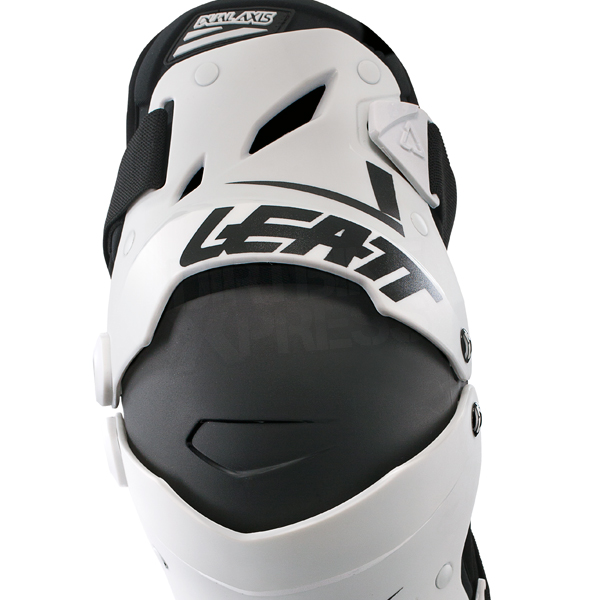 Leatt Dual Axis шарнирные наколенники, белый