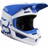 Fox Racing V1 Mata 2019 шлем кроссовый, сине-белый