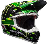 Bell Moto-9 Flex MC Monster шлем кроссовый, зелено-черный
