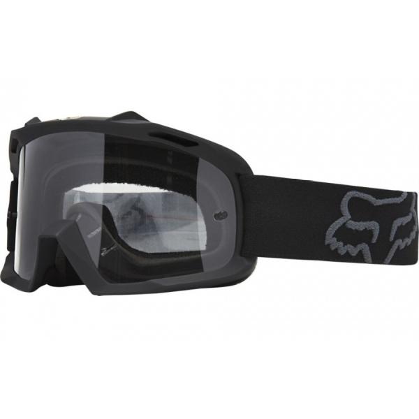 Fox Airspace Youth Matte Black Clear мотоочки подростковые Fox Airspace Youth Matte Black Clear мотоочки подростковые
