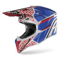 Airoh Wraap Idol Red Blue Gloss  