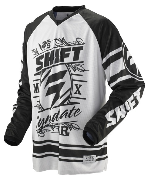 Shift Racing Recon джерси, черно-белый