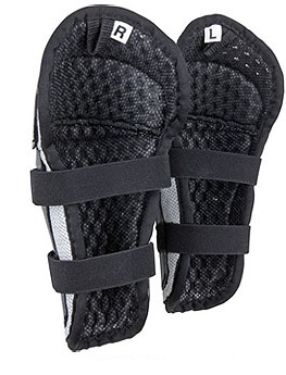 Fox PeeWee Titan Knee Guard наколенники детские, черно-серебристый