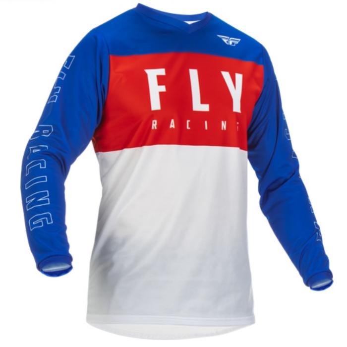 Fly Racing F-16 2022 джерси, красно-бело-синий