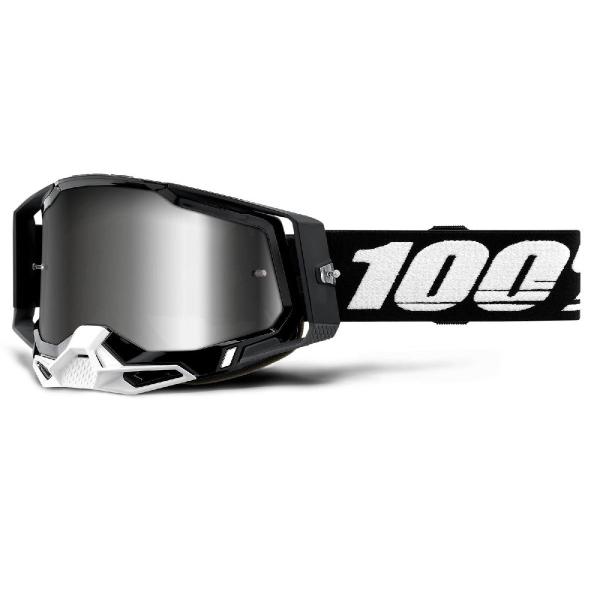 100% Racecraft 2 Black / Mirror Silver Lens мотоочки