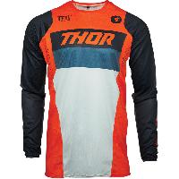 Thor Pulse 2021 Racer Orange/Midnight джерси