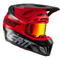 Leatt Kit Moto 8.5 V21 Red шлем кроссовый + Velocity 5.5 мотоочки