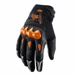 Fox Bomber мотоперчатки с защитой, черно-оранжевый