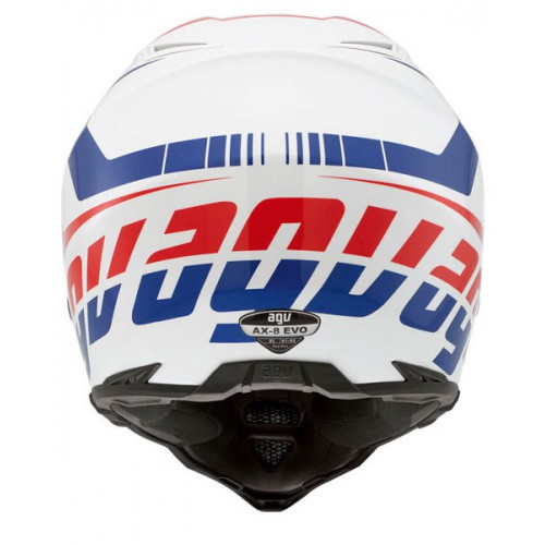 AGV AX-8 Evo Klassik шлем кроссовый, красно-сине-белый