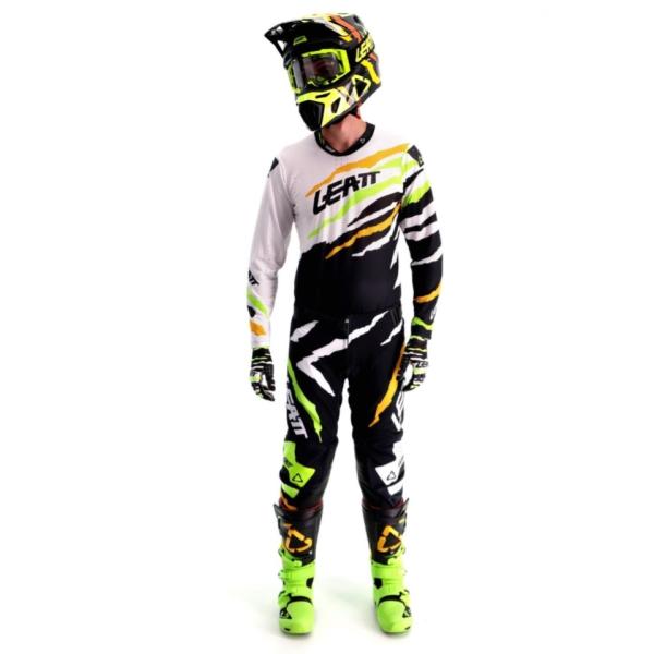 Leatt Moto 5.5 I.K.S / UltraWeld 2023 Citrus Tiger комплект